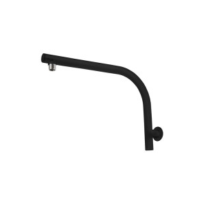 Twilight Round High Rise Shower Arm Matte Black